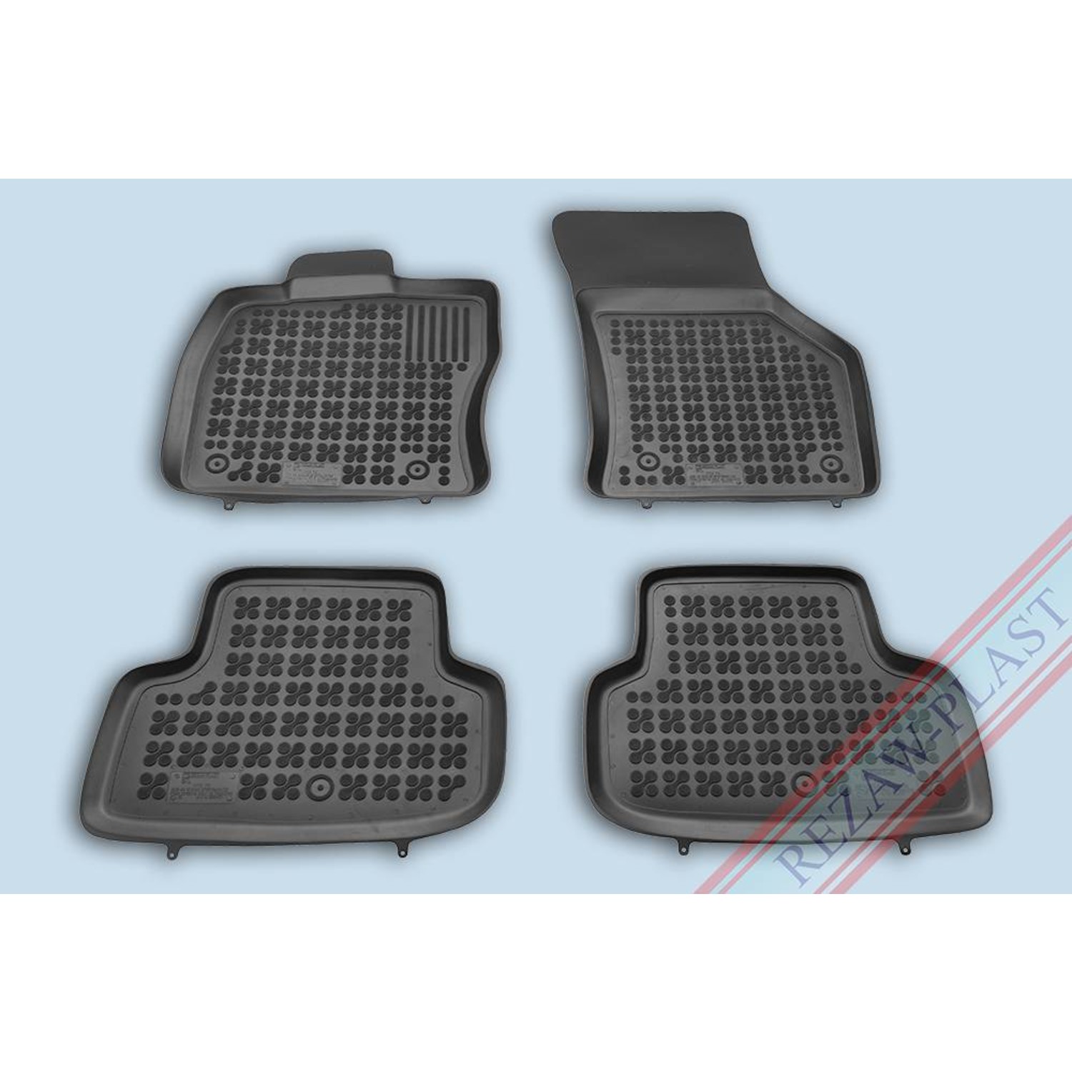 Fußmatten für VW Golf VII 2012-2019 3D Passform Hoher Rand Gummimatten