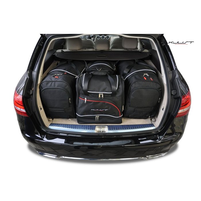 Maßgefertigtes Reisetaschen Set für Mercedes C W205 - Maluch Premium  Autozubehör