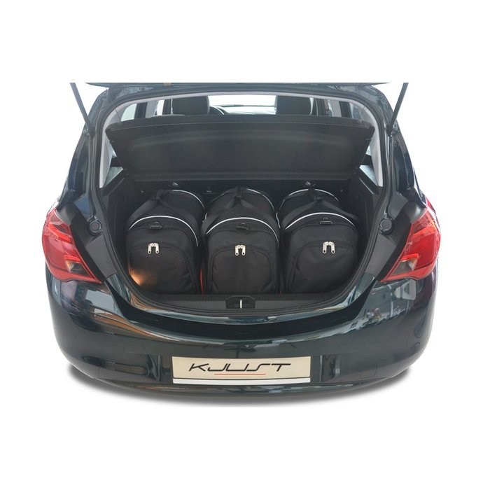 Maßgefertigtes Reisetaschen Set für Opel Corsa E - Maluch Premium  Autozubehör
