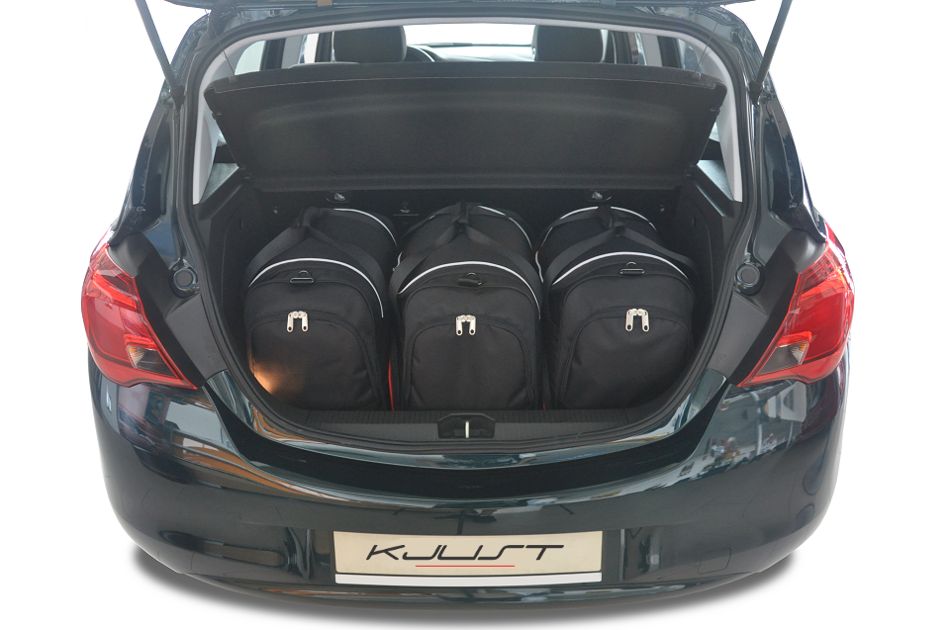 Maßgefertigtes Reisetaschen Set für Opel Corsa E - Maluch Premium  Autozubehör
