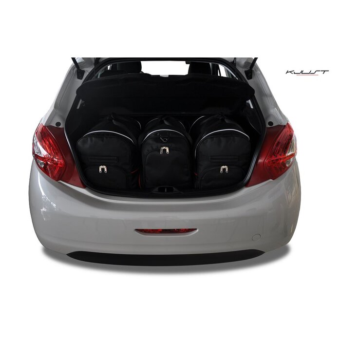 Maßgefertigtes Reisetaschen Set für Peugeot 208 - Maluch Premium