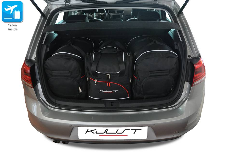 Maßgefertigtes Reisetaschen Set für Volkswagen Golf VII - Maluch Premium  Autozubehör