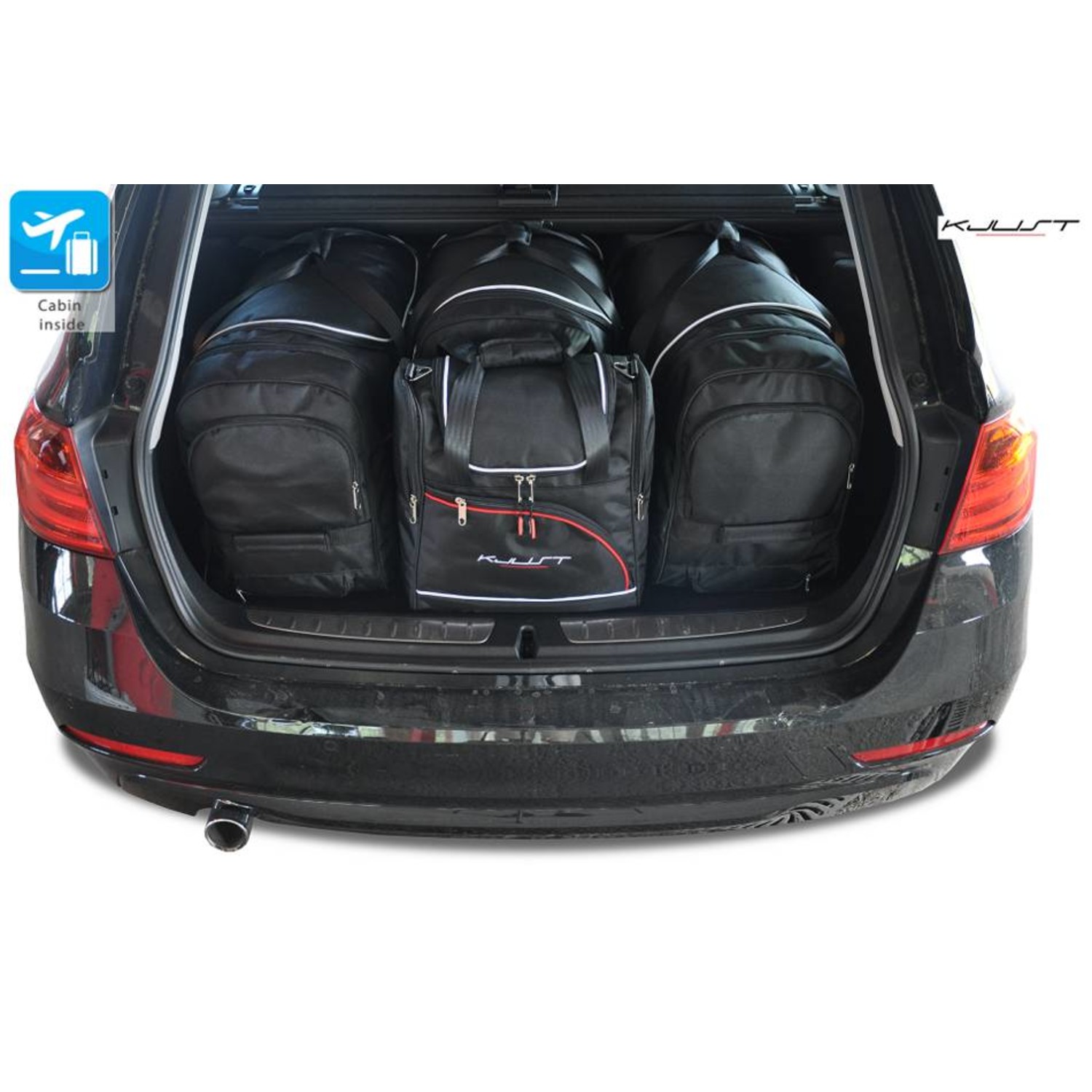 Maßgefertigtes Reisetaschen Set für BMW 3 Touring F31 - Maluch Premium  Autozubehör