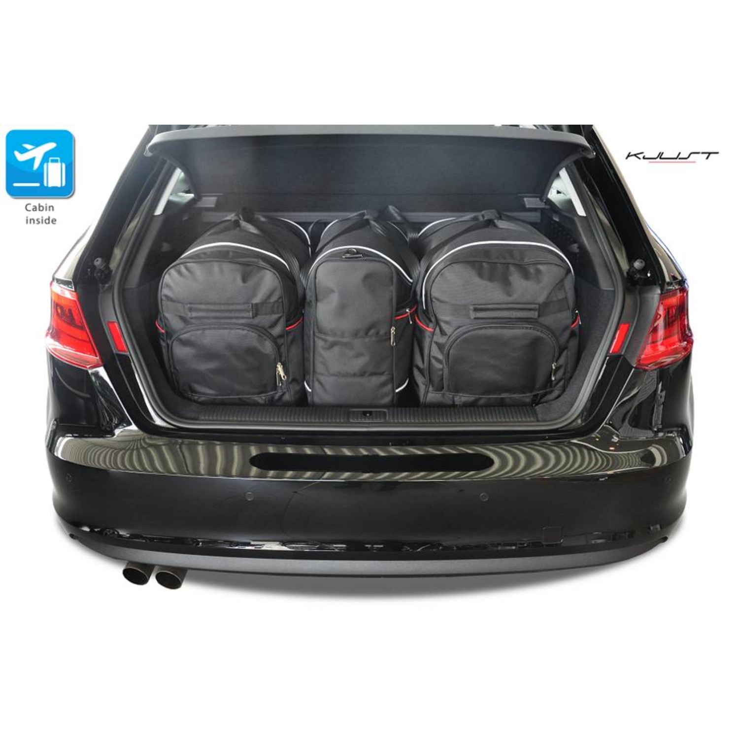 Maßgefertigtes Reisetaschen Set für Audi A3 Sportback 8VA - Maluch Premium  Autozubehör