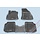 Gummi Fußmatten für Fiat 500L / 500L Trekking / 500L Living 7-Sitzer