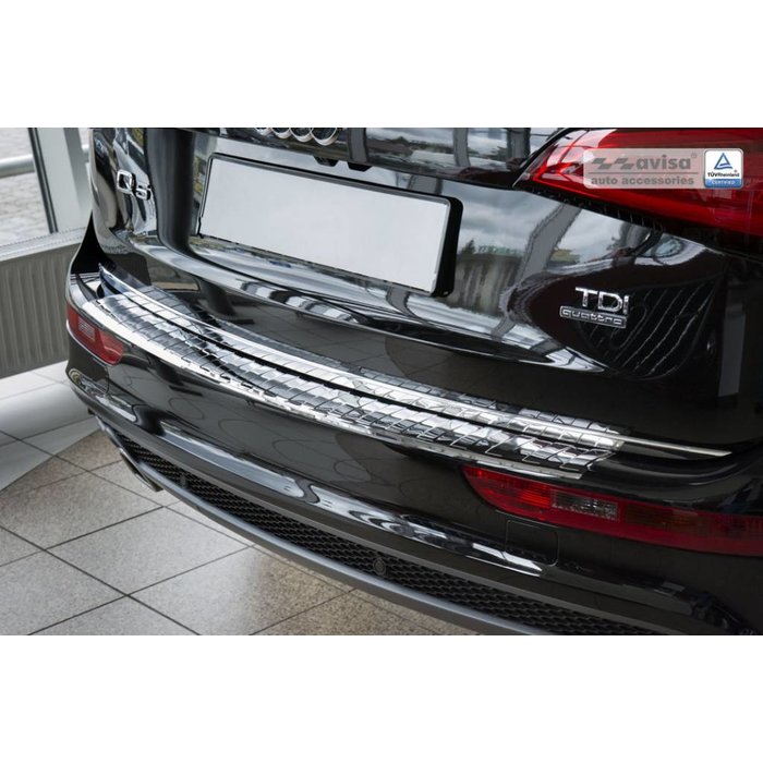 PR-Folia Ladekantenschutz Folie Für Audi Q5 (ab BJ 2008) - Lackschutzfolie Stoßstangenschutz Ladeschutzfolie Schutzfolie - TRANSPARENT