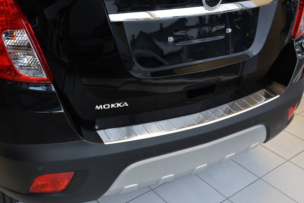 Ladekantenschutz aus Edelstahl für Opel - Autozubehör Mokka Premium X Maluch