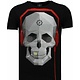 Skull Bring The Beat - Rhinestone T-shirt - Zwart
