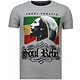 Soul Rebel Bob Marley - Rhinestone T-shirt - Grijs