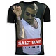 Salt Bae - Digital Rhinestone T-shirt - Zwart