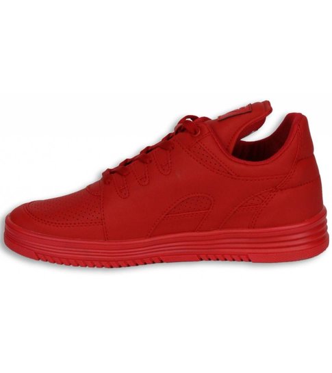 Cash Money Heren Schoenen - Heren Sneaker Low - States Full Red - Rood