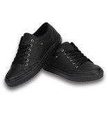 Cash Money Heren Schoenen - Heren Sneaker Low - Stunter Full Black - Zwart