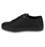 Cash Money Heren Schoenen - Heren Sneaker Low - Stunter Full Black - Zwart