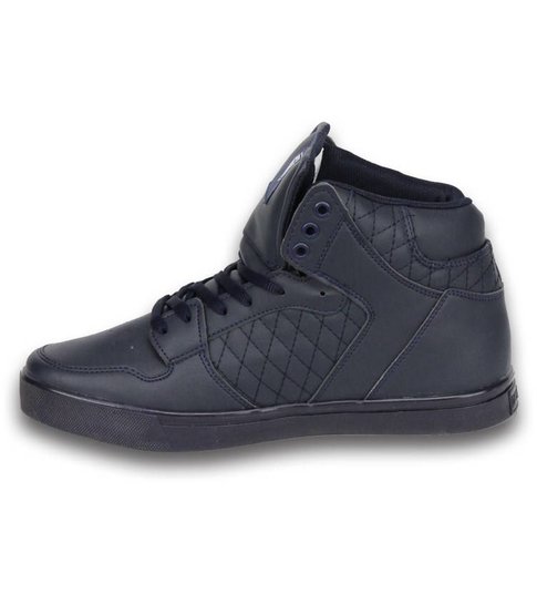 Cash Money Heren Schoenen - Heren Sneaker High - Blauw