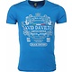 T-shirt - Black Edition Print - Blauw