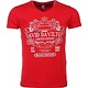 T-shirt - Black Edition Print - Rood