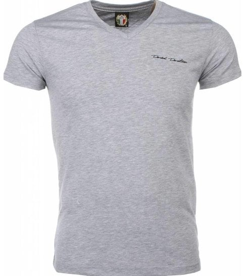 David Copper T-shirt - Blanco Exclusive - Grijs