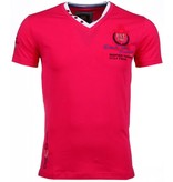 David Copper Italiaanse T-shirts - Korte Mouwen Heren - Riviera Club - Roze