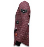 Local Fanatic Longfit Embroidery - Sweater Patches - Elite Crew - Bordeaux