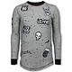 Longfit Embroidery - Sweater Patches - Rockstar - Grijs