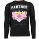 Panther - Rhinestone Sweater - Black