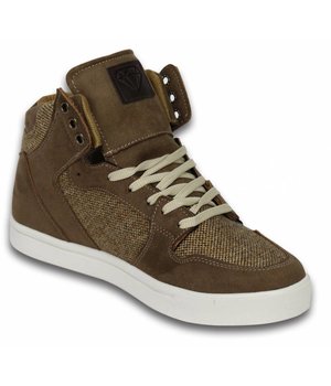 Cash Money Heren Schoenen - Heren Sneaker High - Riff Taupe