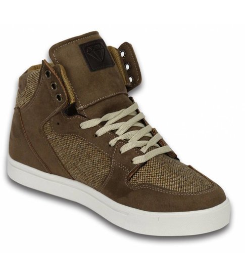 Cash Money Heren Schoenen - Heren Sneaker High - Riff Taupe