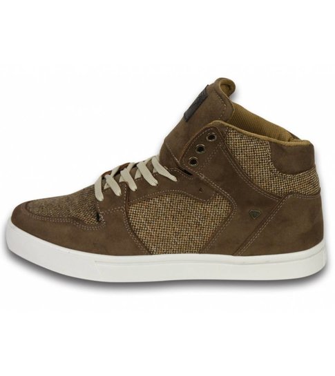 Cash Money Heren Schoenen - Heren Sneaker High - Riff Taupe