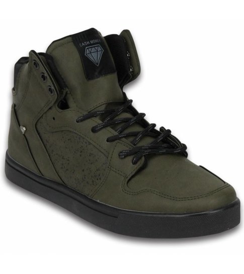 Cash Money Heren Schoenen - Heren Sneaker High - Touch Khaki