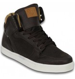 Cash Money Heren Schoenen - Heren Sneaker High - Vintage Choco