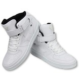 Cash Money Heren Schoenen - Heren Sneaker High - Star White Black