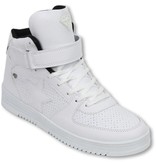 Cash Money Heren Schoenen - Heren Sneaker High - Star White Black