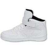 Cash Money Heren Schoenen - Heren Sneaker High - Star White Black