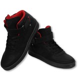 Cash Money Heren Schoenen - Heren Sneaker High - Star Black Red