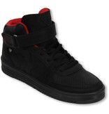 Cash Money Heren Schoenen - Heren Sneaker High - Star Black Red