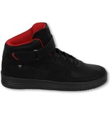 Cash Money Heren Schoenen - Heren Sneaker High - Star Black Red