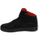 Cash Money Heren Schoenen - Heren Sneaker High - Star Black Red