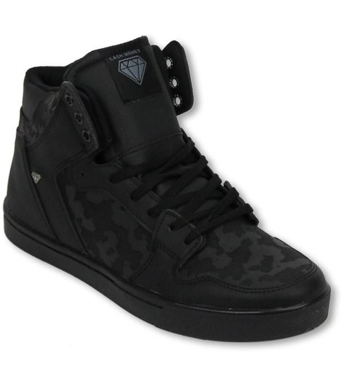 Cash Money Heren Schoenen - CMS13 - Army Full Black