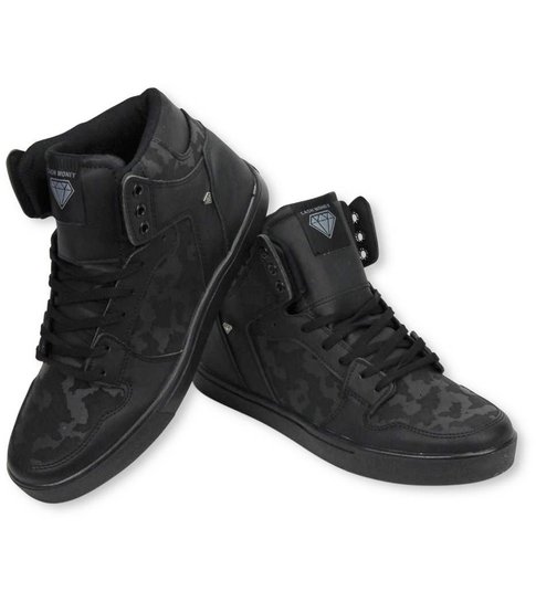 Cash Money Heren Schoenen - CMS13 - Army Full Black