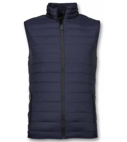 Y chromosome Bodywarmer Heren - Casual Bodywarmer - Blauw