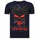 Punisher Mickey - Rhinestone T-shirt - Navy