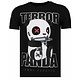 Terror Panda - Rhinestone T-shirt - Zwart