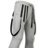 DANIELE VOLPE Casual Joggingbroek - Basic Braces - Grijs