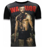 Local Fanatic McGregor Warrior - Digital Rhinestone T-shirt - Zwart