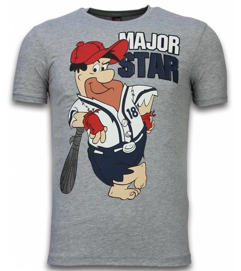 Local Fanatic Major Star - T-shirt - Grijs