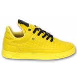 Cash Money Heren Schoenen - Heren Sneaker Low Beehive  Yellow - Geel