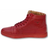 Sixth June Heren Schoenen - Heren Sneaker High Heel - Devil Red