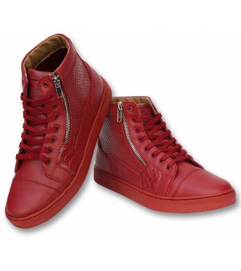 Sixth June Heren Schoenen - Heren Sneaker High Heel - Devil Red