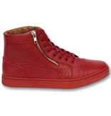 Sixth June Heren Schoenen - Heren Sneaker High Heel - Devil Red