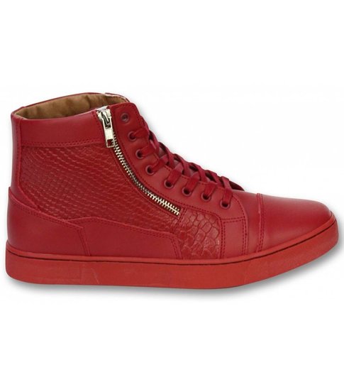 Sixth June Heren Schoenen - Heren Sneaker High Heel - Devil Red